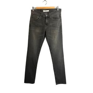 Fidelity Torino Grey Black Straight Leg Slim Fit Jeans Size 30x34 Men Classic